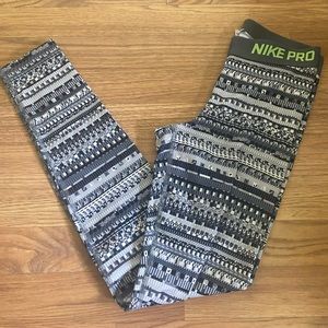 Nike Pro Dri Fit Aztec Print Leggings
